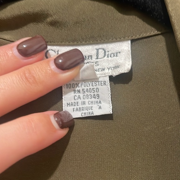 DIOR Vintage Late Button-Up Top - Picture 6 of 6